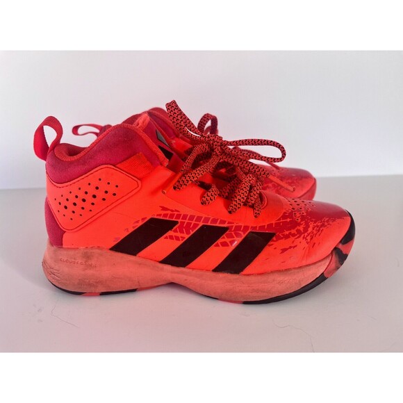 Adidas Orange Basketball Shoes - Cross Em Up 5k US 2.5 UK 2 - Picture 4 of 8